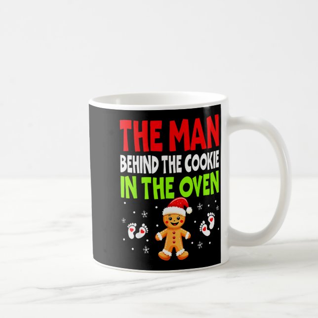 Christmas Pregnancy The Man Behind The Cookie In T Coffee Mug (Right)