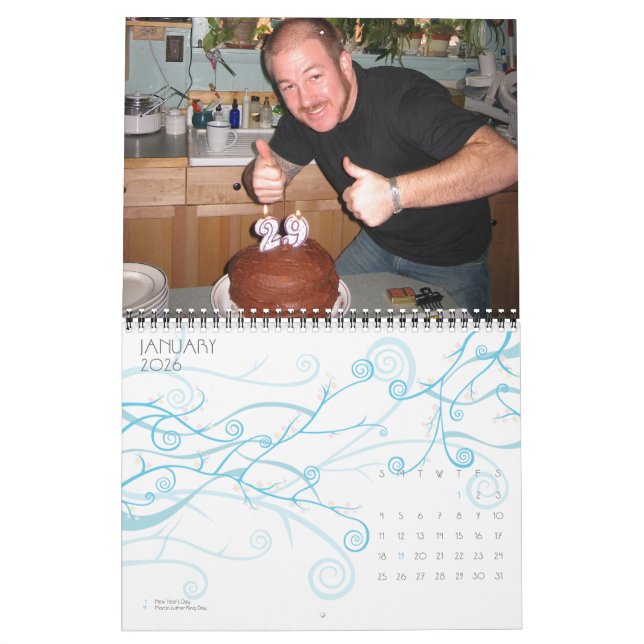 Christmas Present for Mum Calendar (Jan 2026)