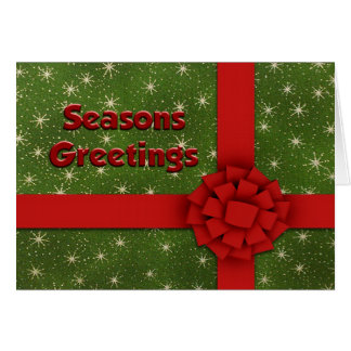 Christmas Present Green Red