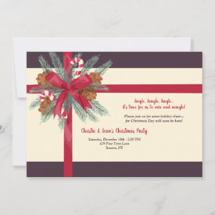 Christmas Present Holiday Party Invitation