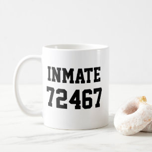 Christmas Present Idea Funny Novelty INMATE 72467 Coffee Mug