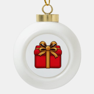 Christmas present ornament