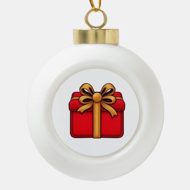 Christmas present ornament  (Front)