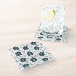 Christmas Presents Glass Coaster