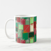 Christmas Presents with Ribbons and Bows