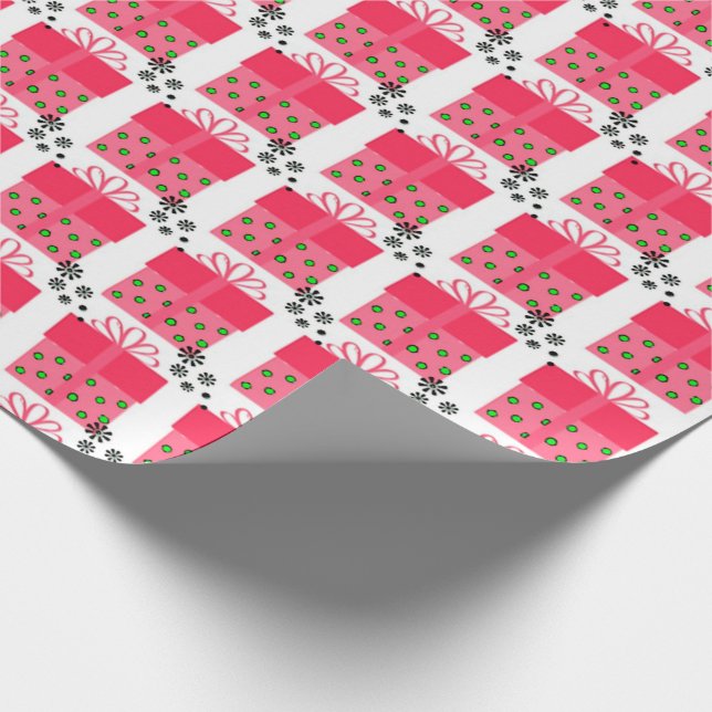 Christmas Presents Wrapping Paper (Corner)