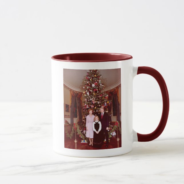 Christmas President James Jimmy Carter White House Mug (Right)