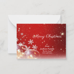 Christmas, pretty small greeting card
