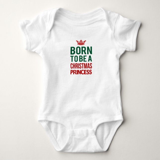 Christmas Princess Infant Creeper (Front)