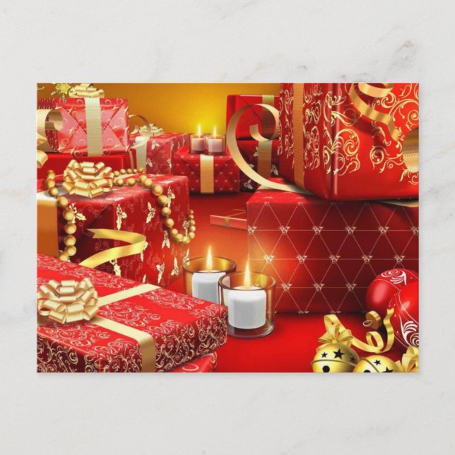 Christmas Products Holiday Postcard (Front)