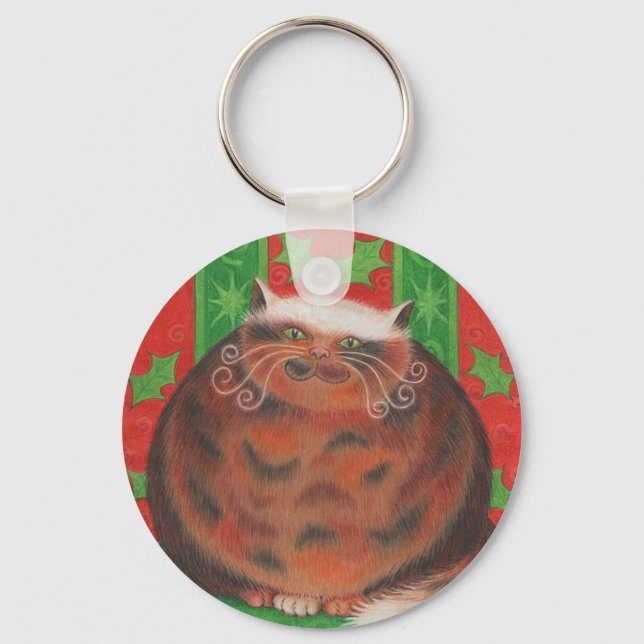 Christmas Pud keychain (Front)
