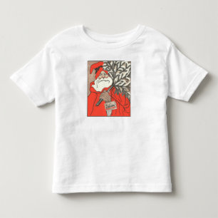 Christmas Pudding And Germanic Santa Vector Toddler T-Shirt