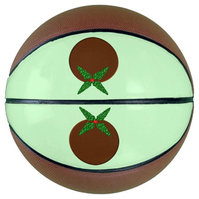 Christmas Pudding Basketballs (Front)
