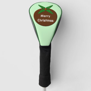 Christmas Pudding Custom Golf Driver Cover