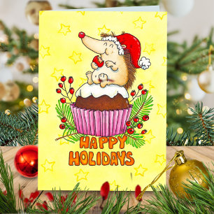 Christmas Pudding Greeting  Card