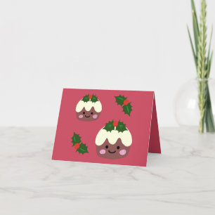 Christmas Pudding Holiday Card