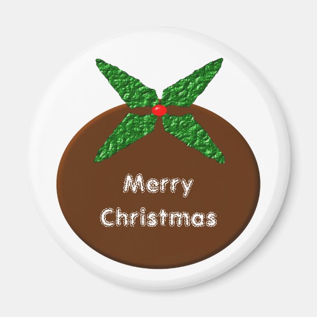 Christmas Pudding Magnet (Front)