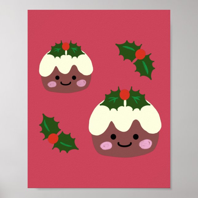 Christmas Pudding Poster (Front)