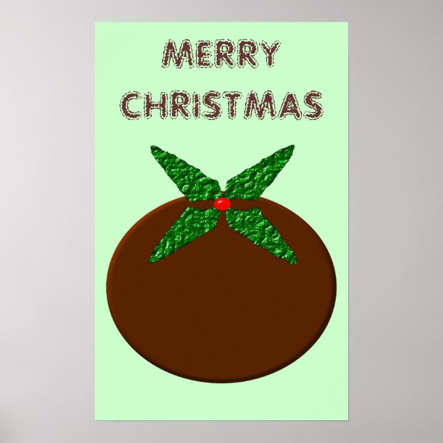 Christmas Pudding Poster (Front)