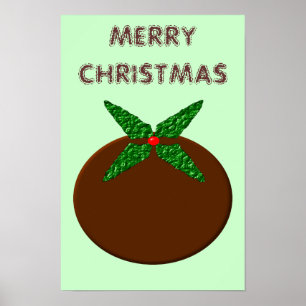 Christmas Pudding Poster