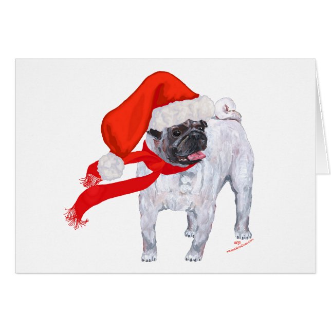 Christmas Pug (Front Horizontal)