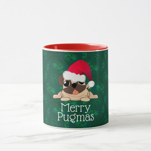 Christmas Pug Combo Mug (Center)