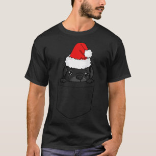 Christmas Pug Dog In Your Pocket Essential 273 T-Shirt