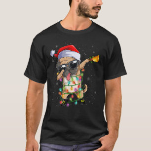 Christmas Pug Dog Pug Santa Hat Ugly Christmas 1 T-Shirt