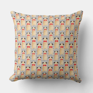 Christmas Pug Home Decor Cushion