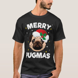 Christmas Pug Santa Gift for Pug Lover Merry Pugma T-Shirt
