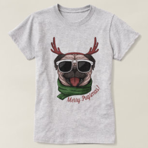 Christmas Pug T-Shirt
