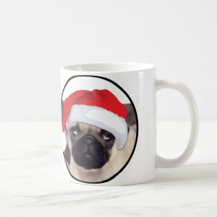 Christmas Pug - White 11 oz Classic White Mug