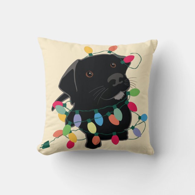 Christmas Puppy Cushion (Front)