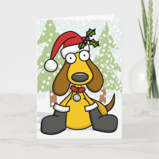 Christmas Puppy Holiday Card