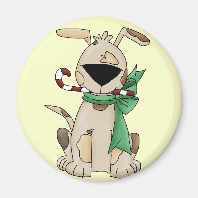 Christmas Puppy Magnet (Front)