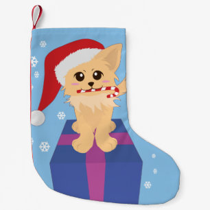 Christmas Puppy Small Christmas Stocking