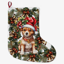 Christmas Puppy Stocking