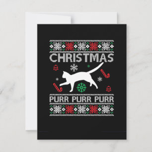 Christmas Purr Purr Purr Holiday Card