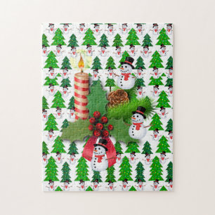 Christmas Puzzle Snowman