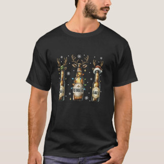 Christmas Pyjamas Beer Gifts Christmas Lights Beer T-Shirt