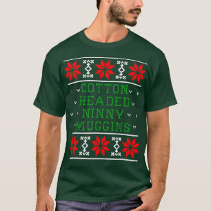 Christmas Pyjamas Cotton Headed Ninny Muggins (3 T-Shirt