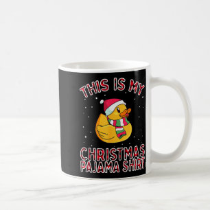 Christmas Pyjamas For Family Duck This Is My Funny Coffee Mug