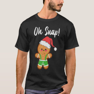Christmas pyjamas  Gingerbread Oh Snap Cookie Baki T-Shirt