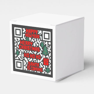 Christmas QR Code gift Favour Box