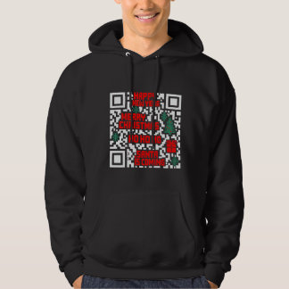 Christmas QR Code gift Hoodie
