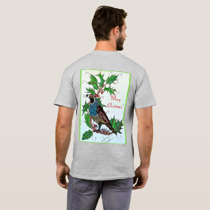 Christmas Quail T-shirt 