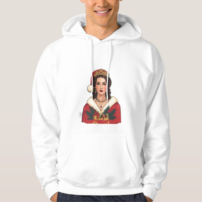 Christmas Queen in Her Element Hoodie (Front)