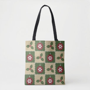 Christmas Quilt All-Over-Print Bag