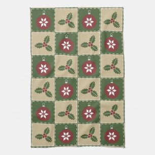 Christmas Quilt Kitchen Towel