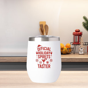 Christmas quote funny party spirits taster red